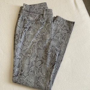 White House black market snake print pants 4